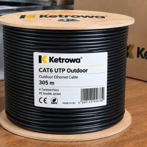 کابل شبکه Cat6 UTP Outdoor (نصب بیرون ساختمان)