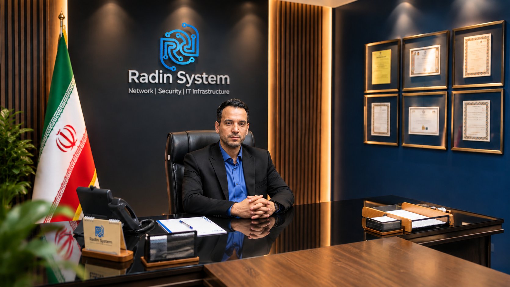 الیاس شاهگردون . مدیریت رادین سیستم