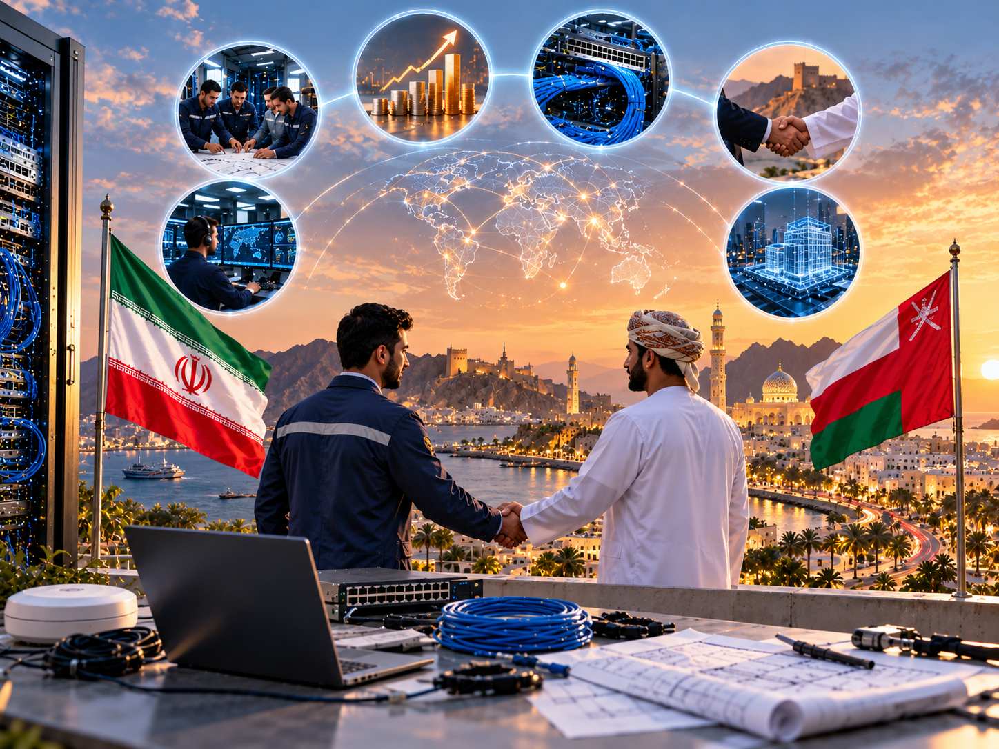 خدمات شبکه در عمان